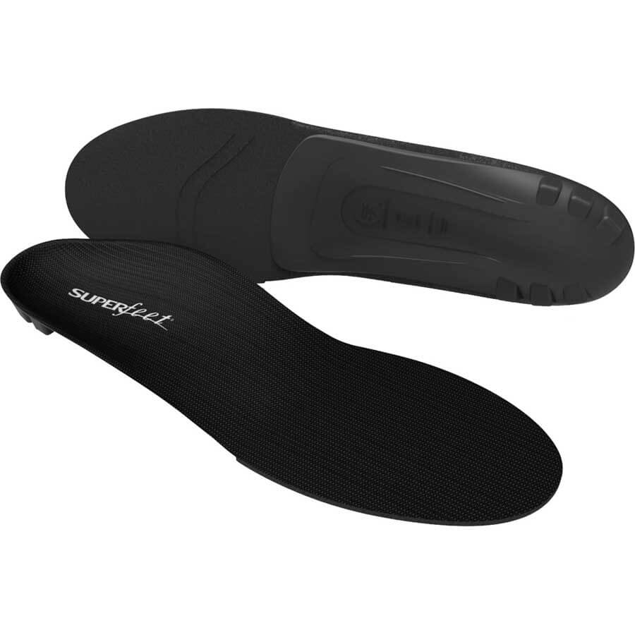Superfeet All-Purpose Support Low Arch (Black) Low Profile Versatile Shoe Insoles
