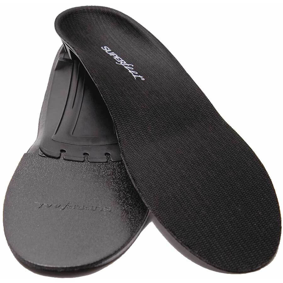 Superfeet All-Purpose Support Low Arch (Black) Low Profile Versatile Shoe Insoles