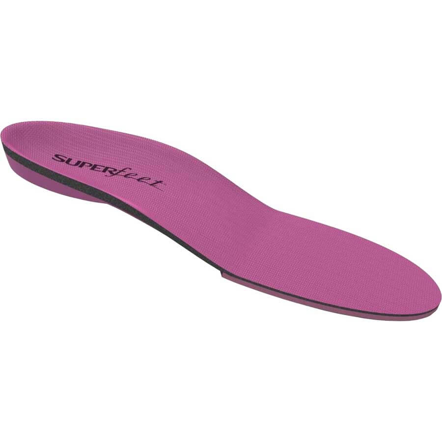 Superfeet All-Purpose Women's High Impact Support (Berry) Women's Walking/Running Shoe Insoles