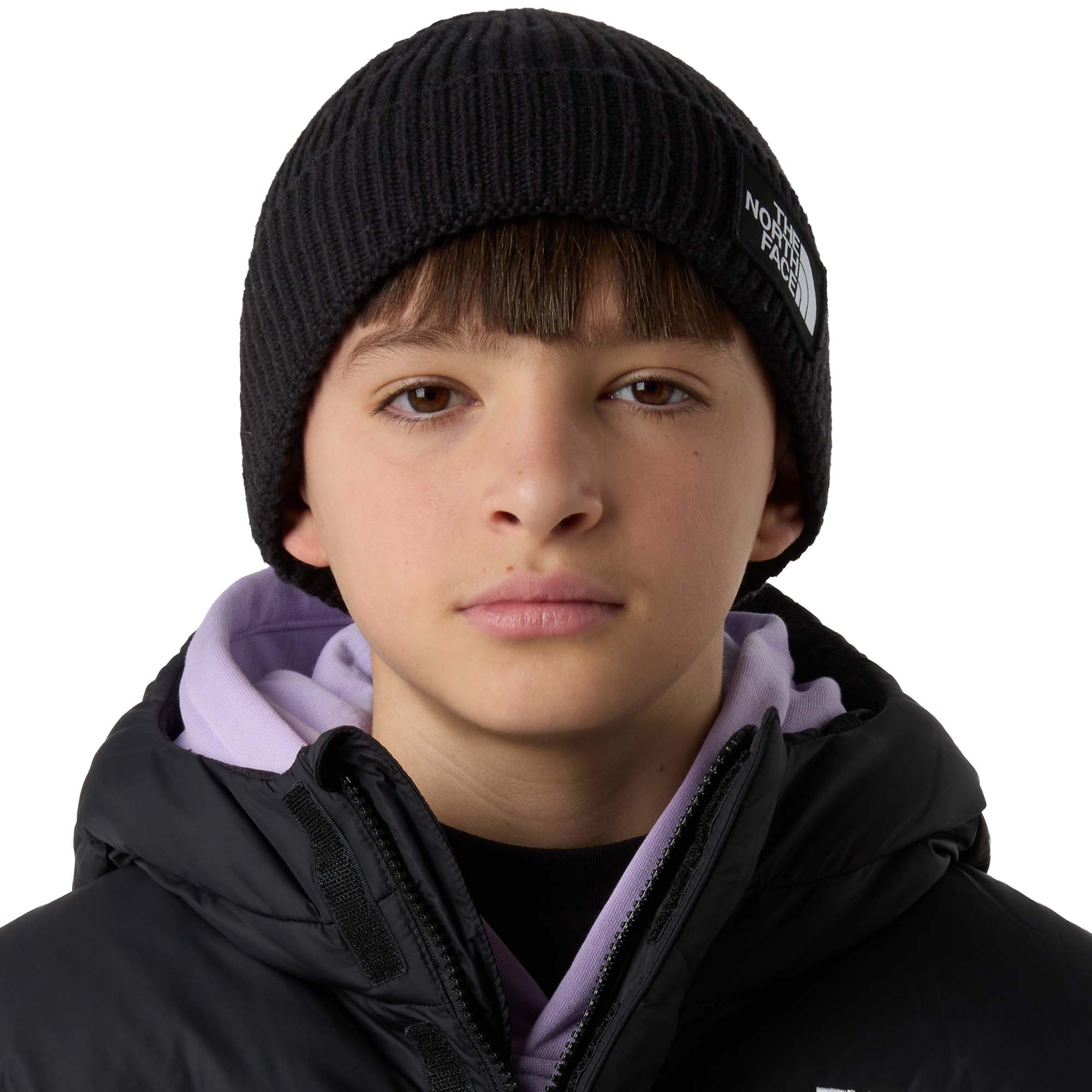 The North Face Logo Box Cuffed Kids' Beanie