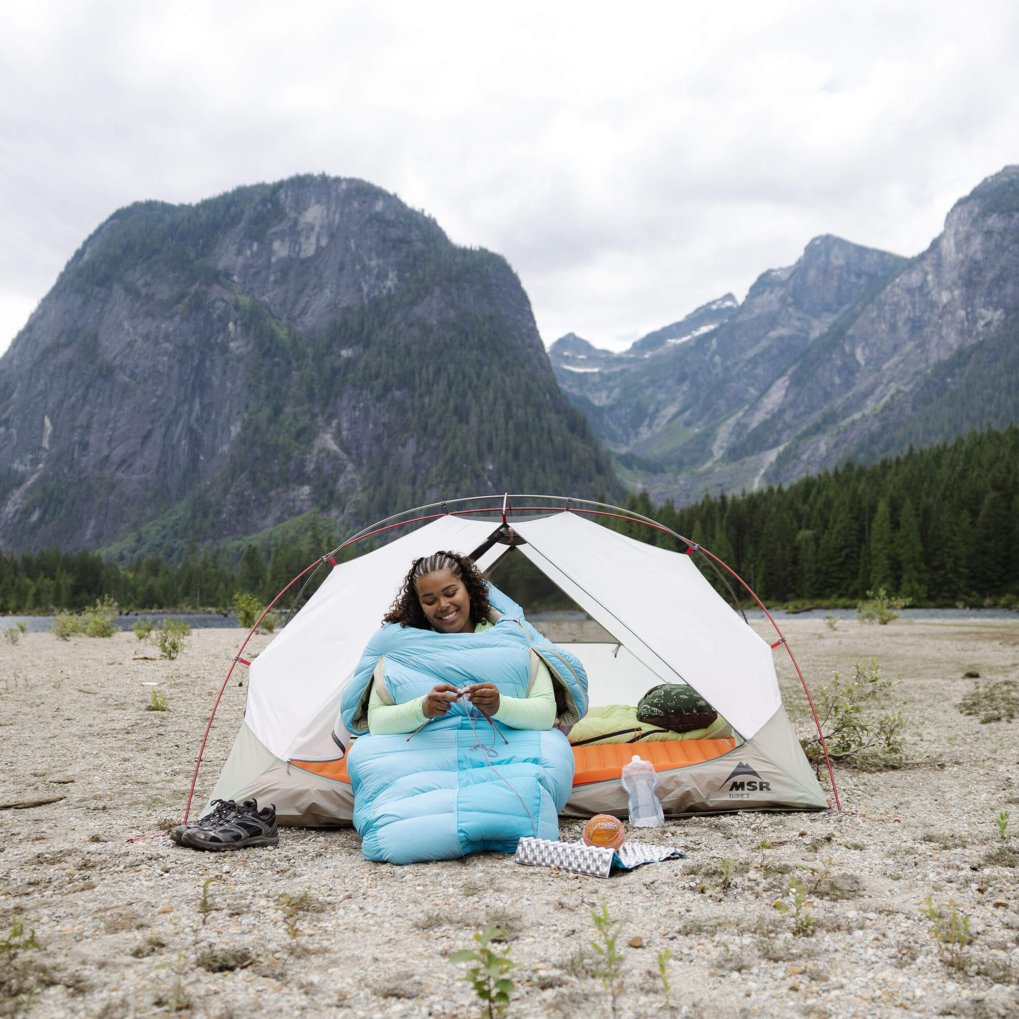 ThermaRest Compressible Pillow Cinch Camping Pillow