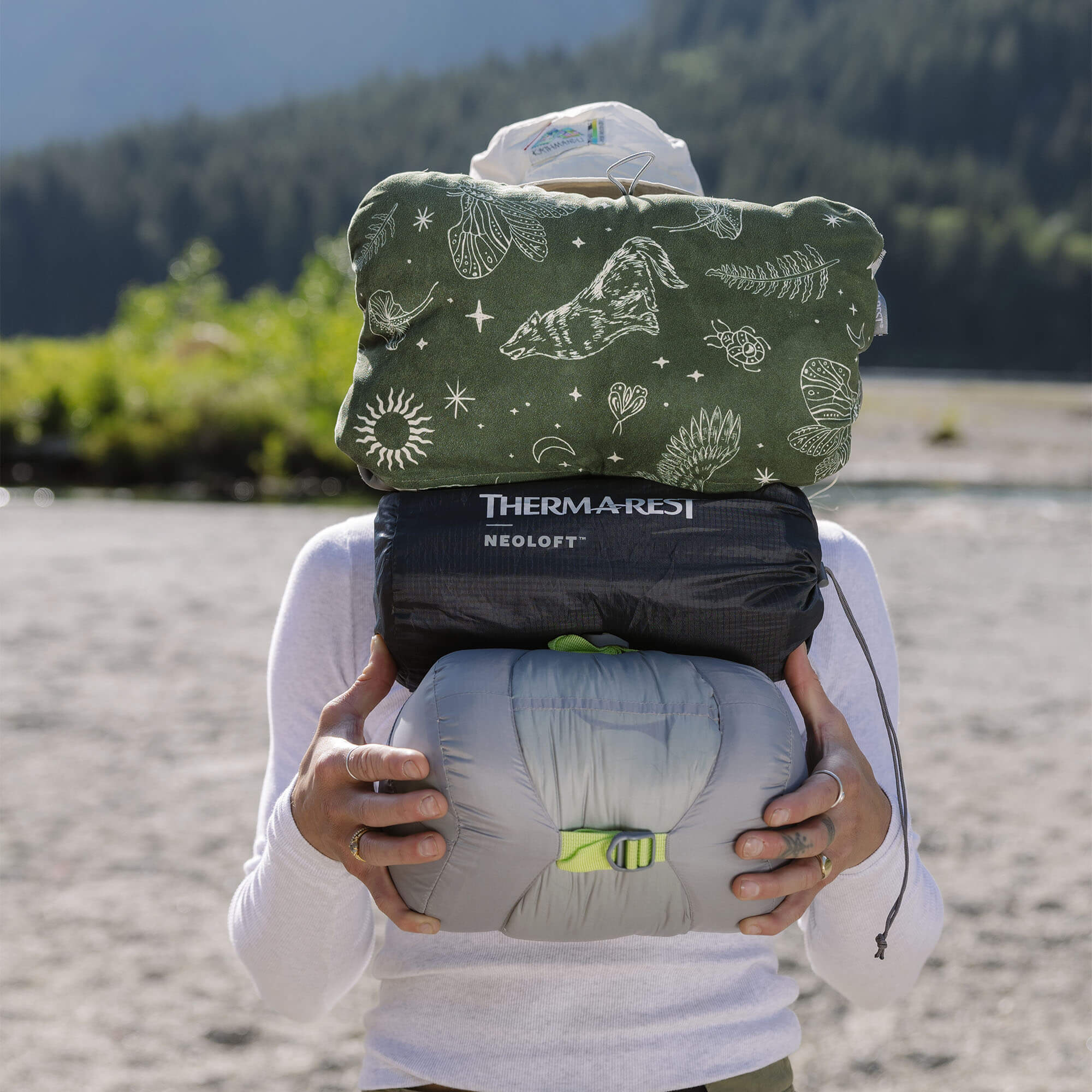 ThermaRest Compressible Pillow Cinch Camping Pillow