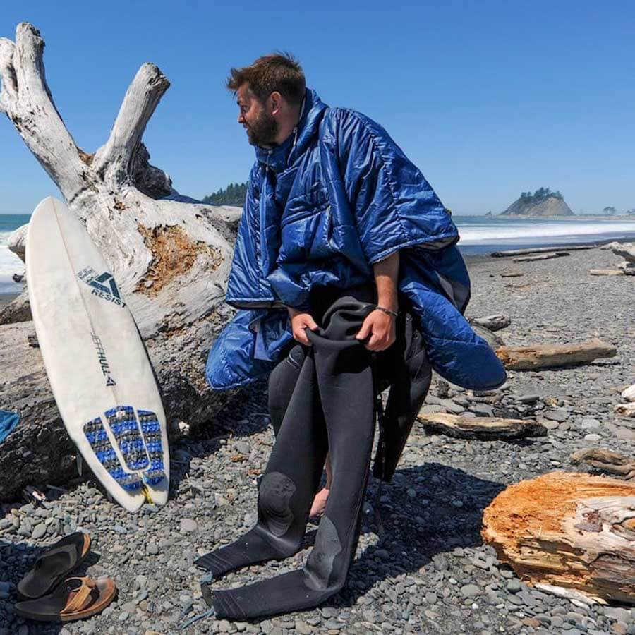 ThermaRest Honcho Poncho Hooded Thermal Camping Blanket