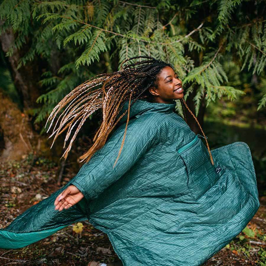 ThermaRest Honcho Poncho Hooded Thermal Camping Blanket