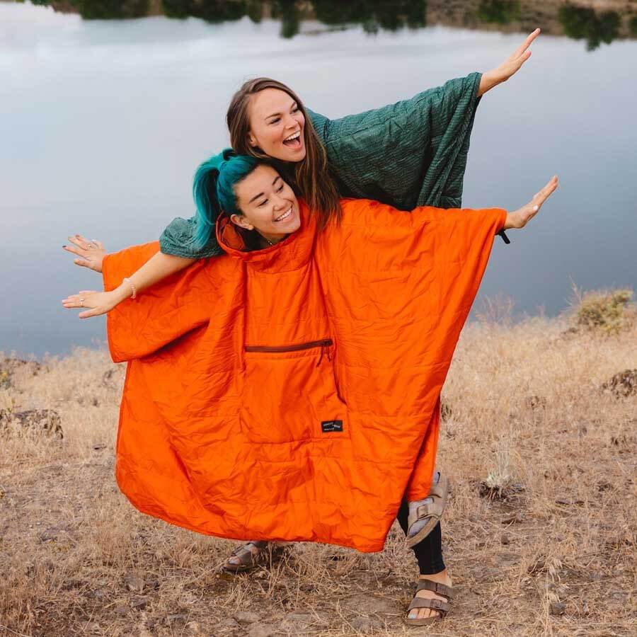 ThermaRest Honcho Poncho Hooded Thermal Camping Blanket