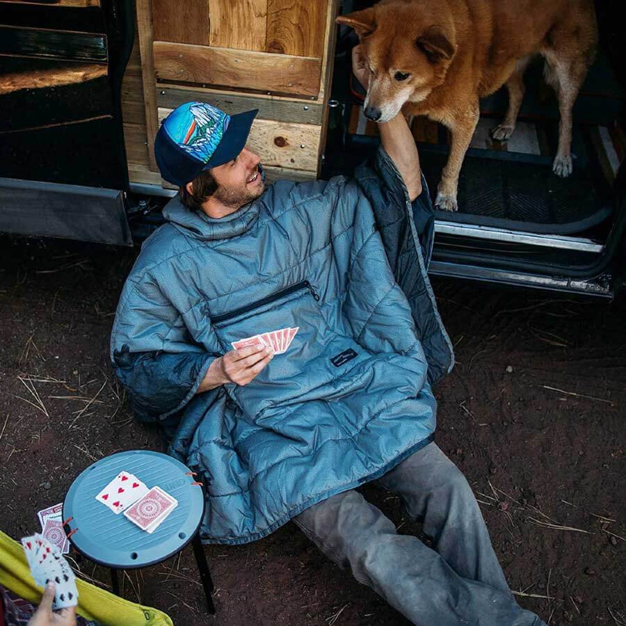 ThermaRest Honcho Poncho Hooded Thermal Camping Blanket