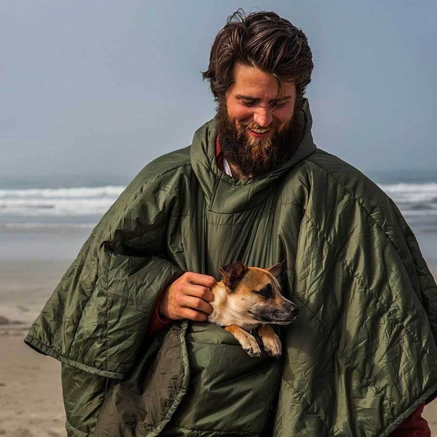 ThermaRest Honcho Poncho Hooded Thermal Camping Blanket