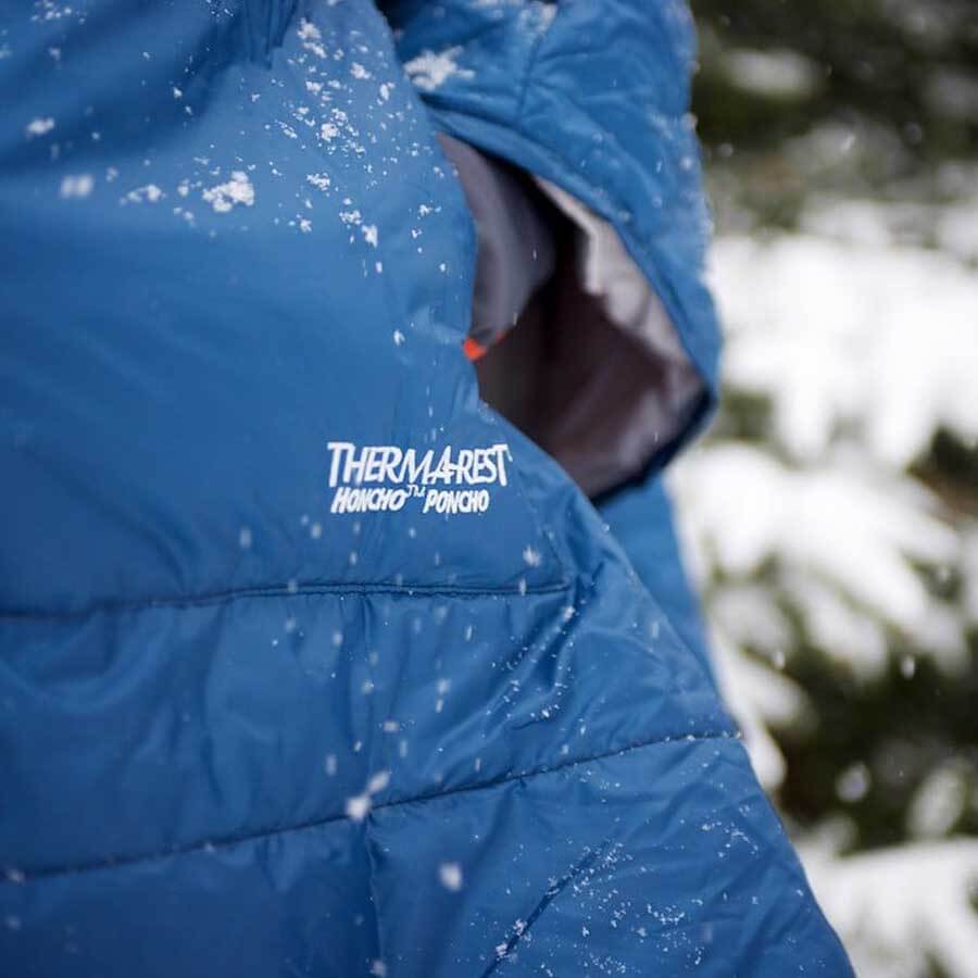 ThermaRest Honcho Poncho Hooded Thermal Camping Blanket