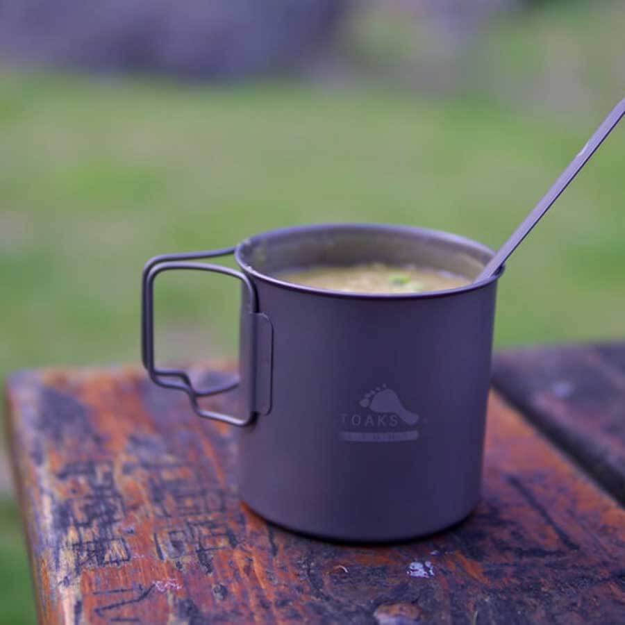 Toaks Light Titanium Pot POT-650-L Ultralight Camping Cookware