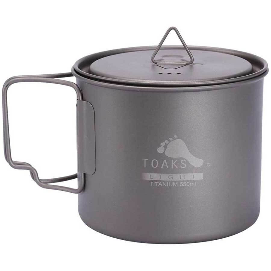 Toaks Light Titanium Pot Ultralight Camping Cookware