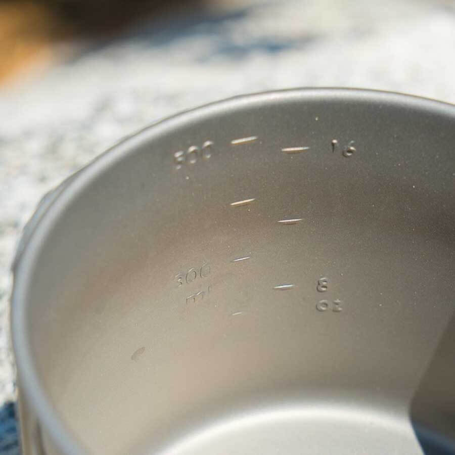 Toaks Light Titanium Pot Ultralight Camping Cookware