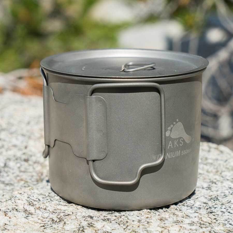 Toaks Light Titanium Pot Ultralight Camping Cookware