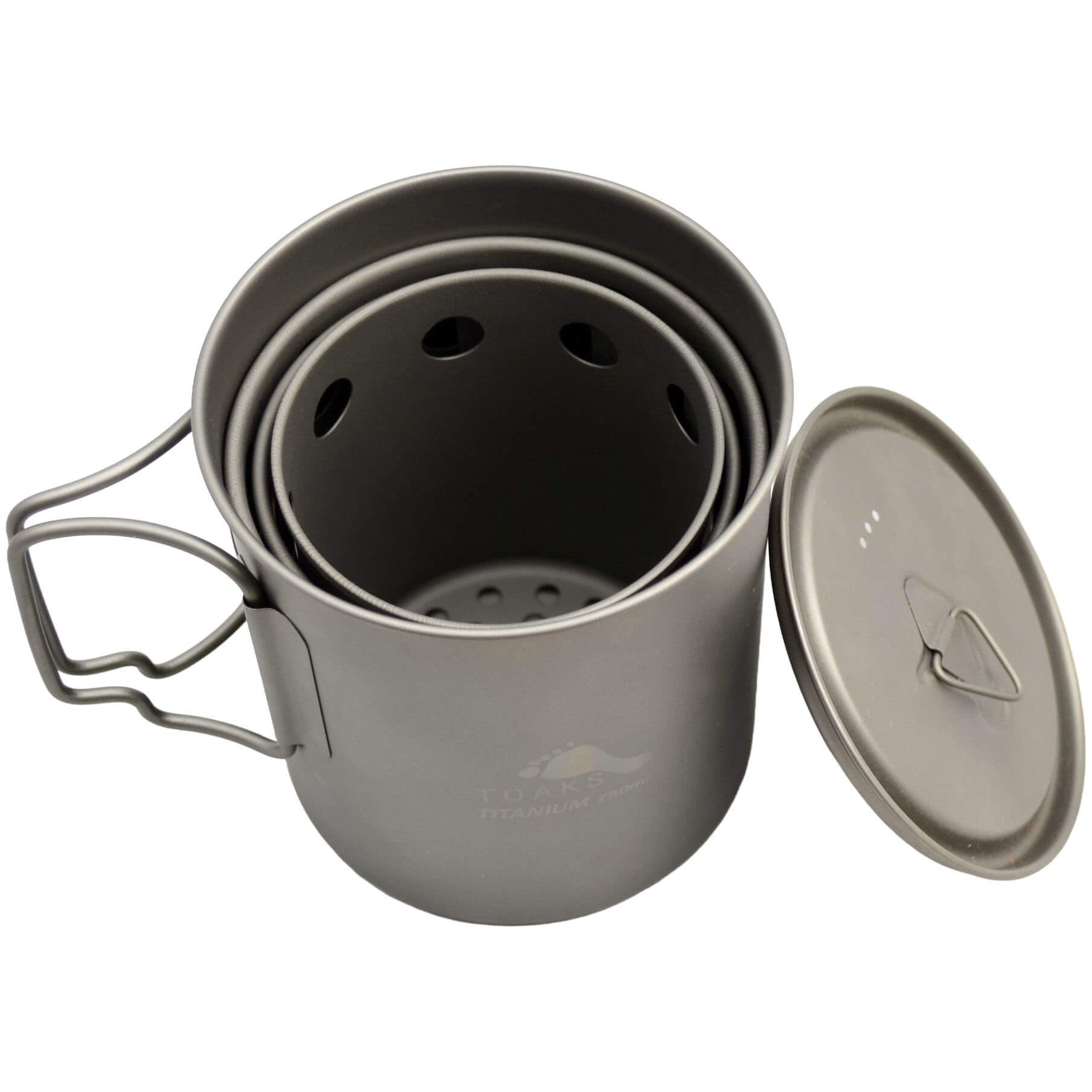 Toaks Titanium Backpacking Stove Ultralight Woodburning Stove