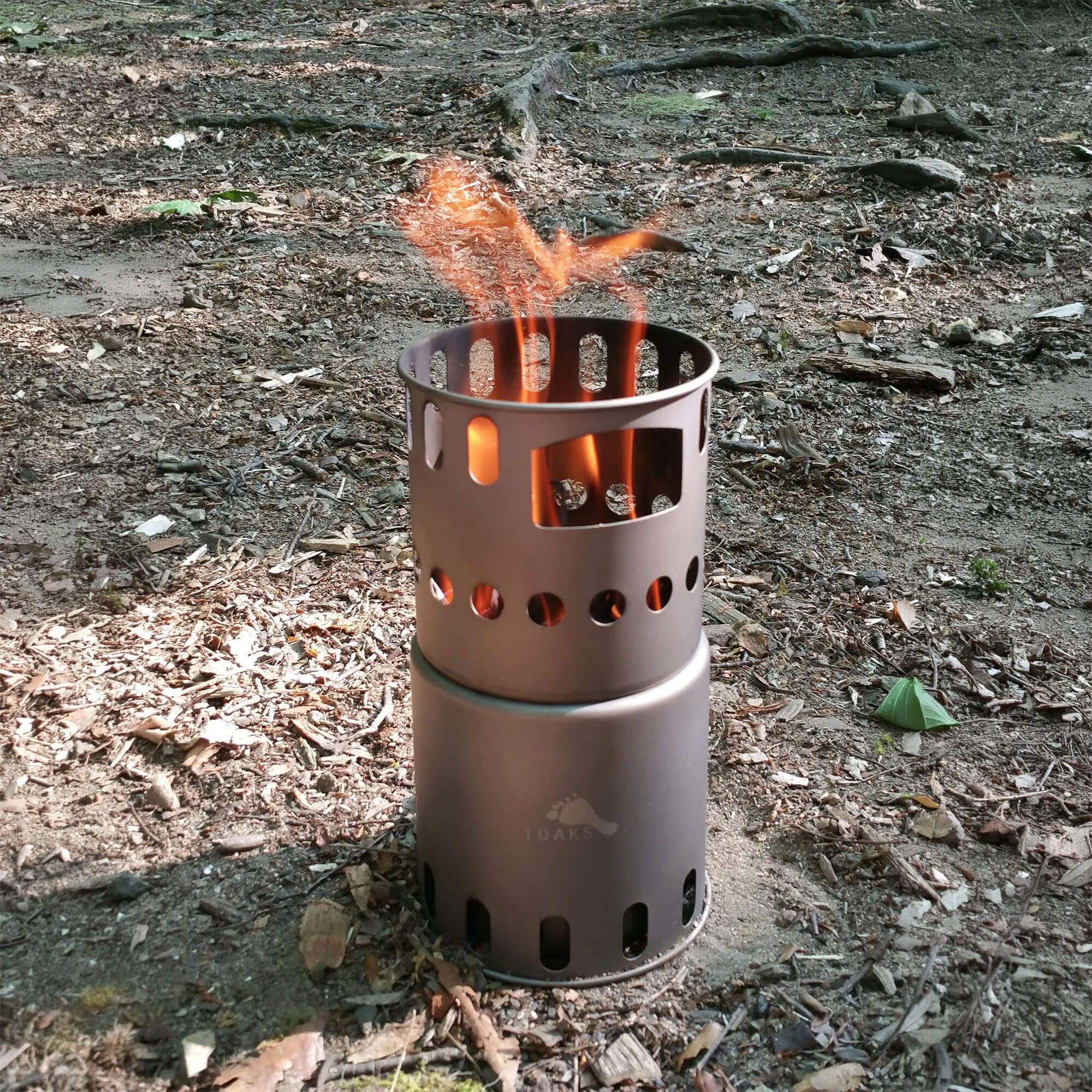 Toaks Titanium Backpacking Stove Ultralight Woodburning Stove