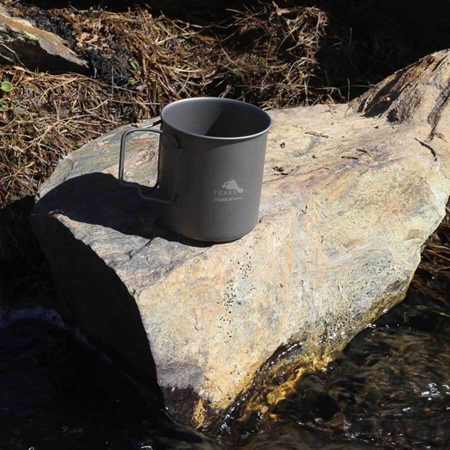 Toaks Titanium Cup Ultralight Backpackers Mug