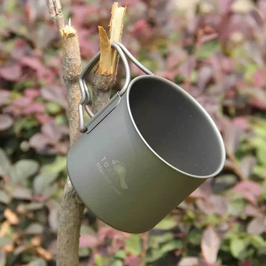 Toaks Titanium Cup Ultralight Backpackers Mug