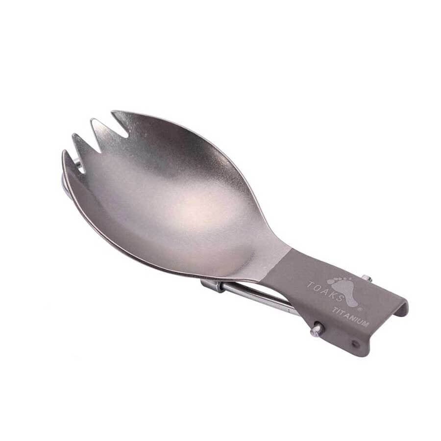Toaks Titanium Folding Spork Ultralight Camping Cutlery