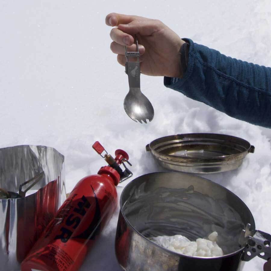 Toaks Titanium Folding Spork Ultralight Camping Cutlery
