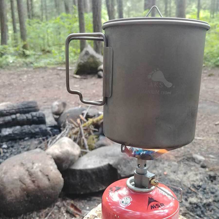 Toaks Titanium Pot Ultralight Camping Cookware