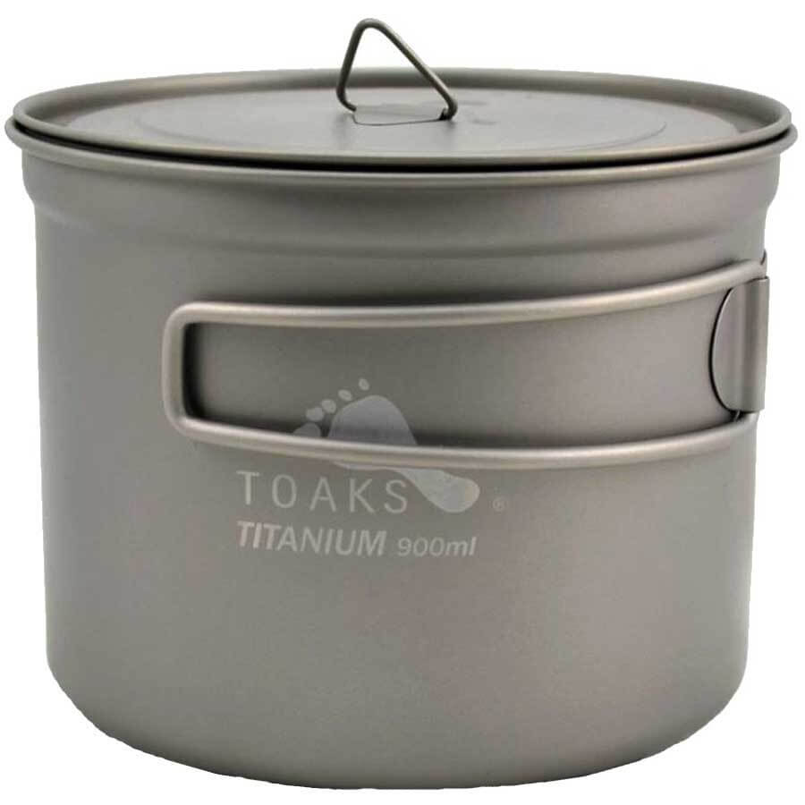 Toaks Titanium Pot D115mm POT-900 Ultralight Camping Cookware
