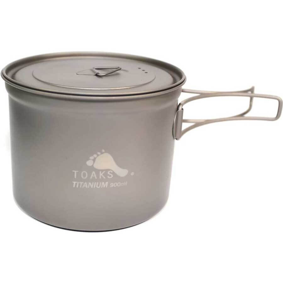 Toaks Titanium Pot D115mm POT-900 Ultralight Camping Cookware