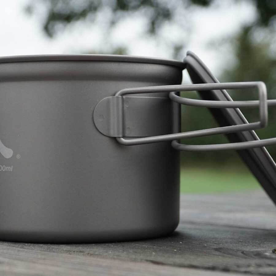 Toaks Titanium Pot D115mm POT-900 Ultralight Camping Cookware