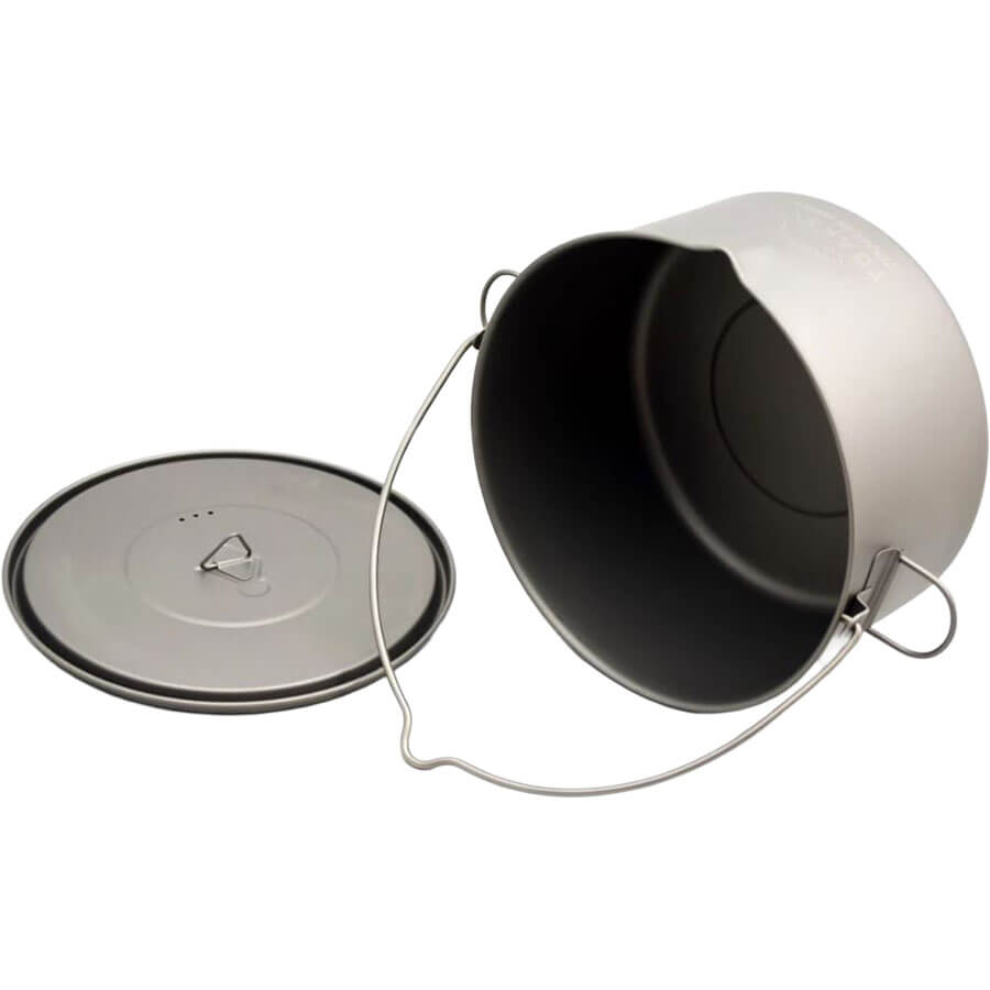 Toaks Titanium Pot + Bail Handle POT-2000-BH Ultralight Cookware