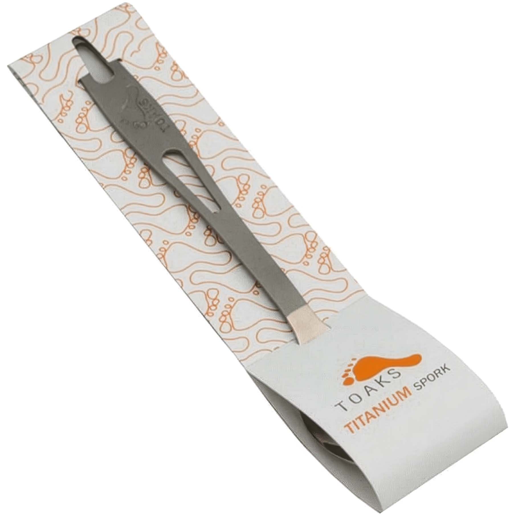 Toaks Titanium Spork SLV-01 Ultralight Camping Cutlery