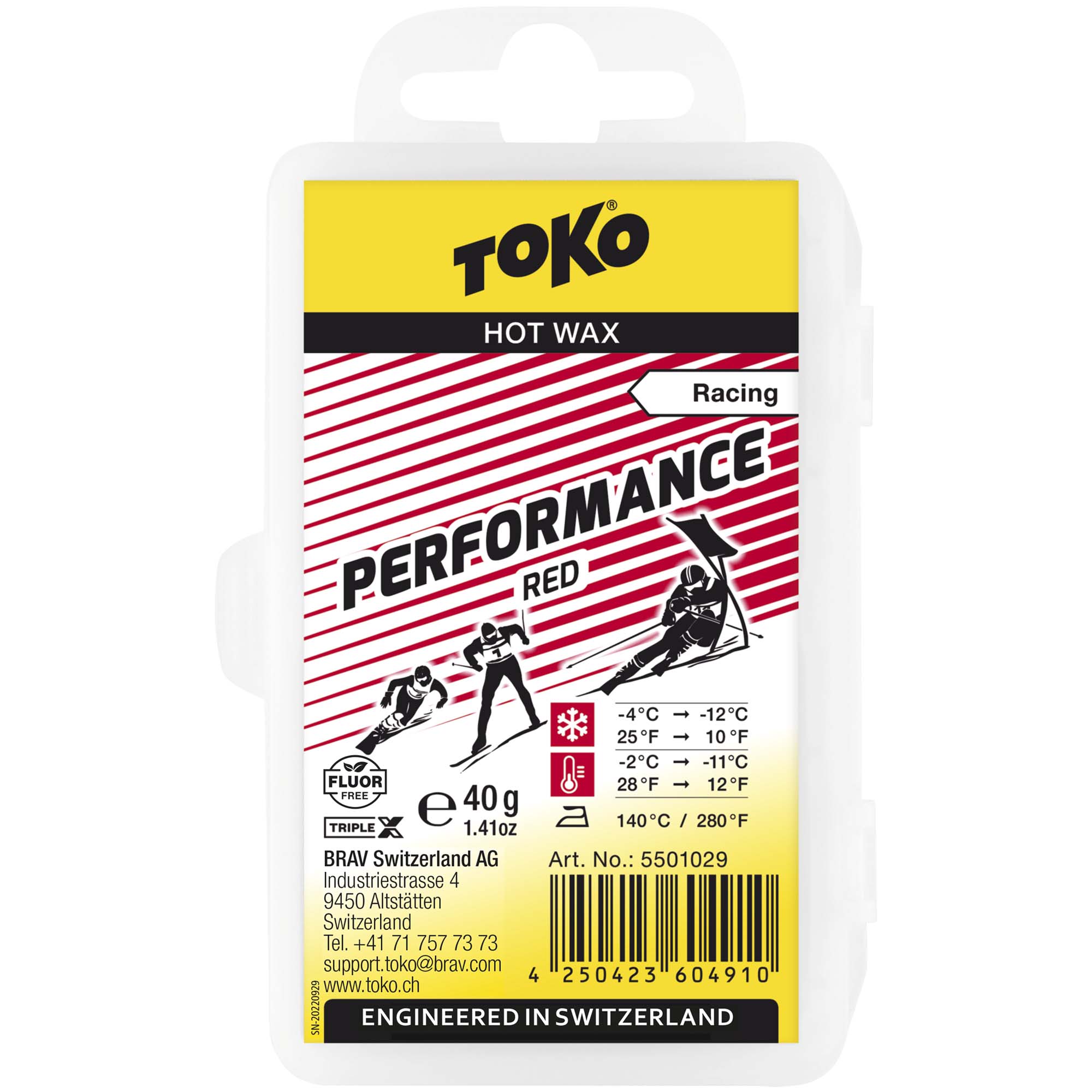 Toko Performance Red Ski/Snowboard Hot Wax 