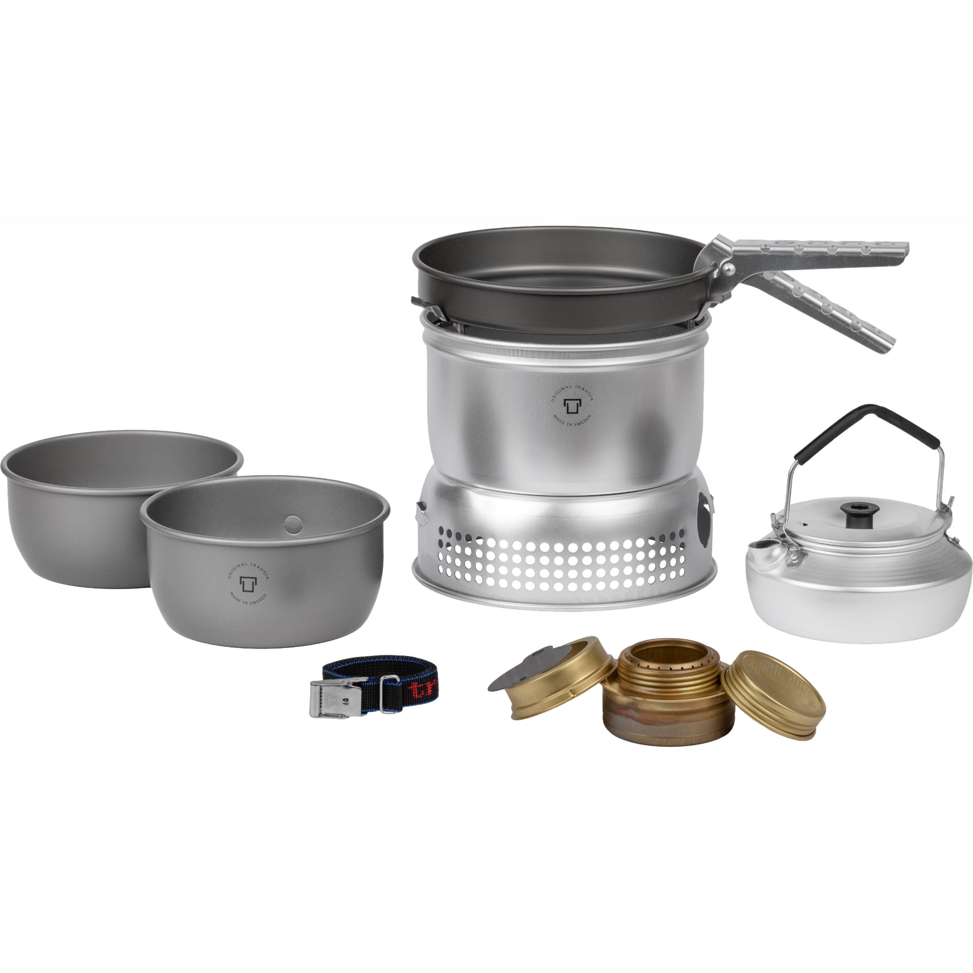 Trangia 27-8 Stove Hard Anodised Pans With Kettle Stove