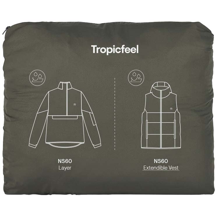 Tropicfeel Ns60 Expandable Vest Unisex Insulated Gilet