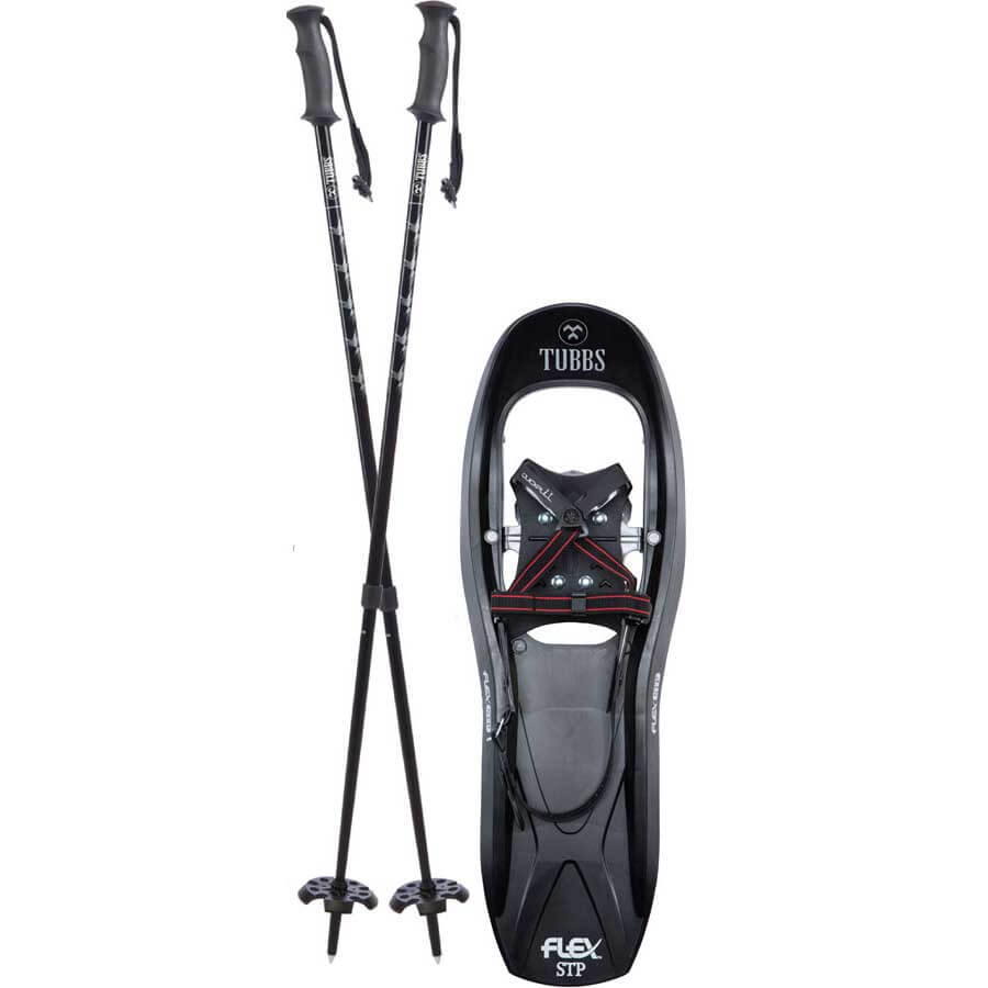 Tubbs Flex STP Men's Kit Snowshoes & Poles Package