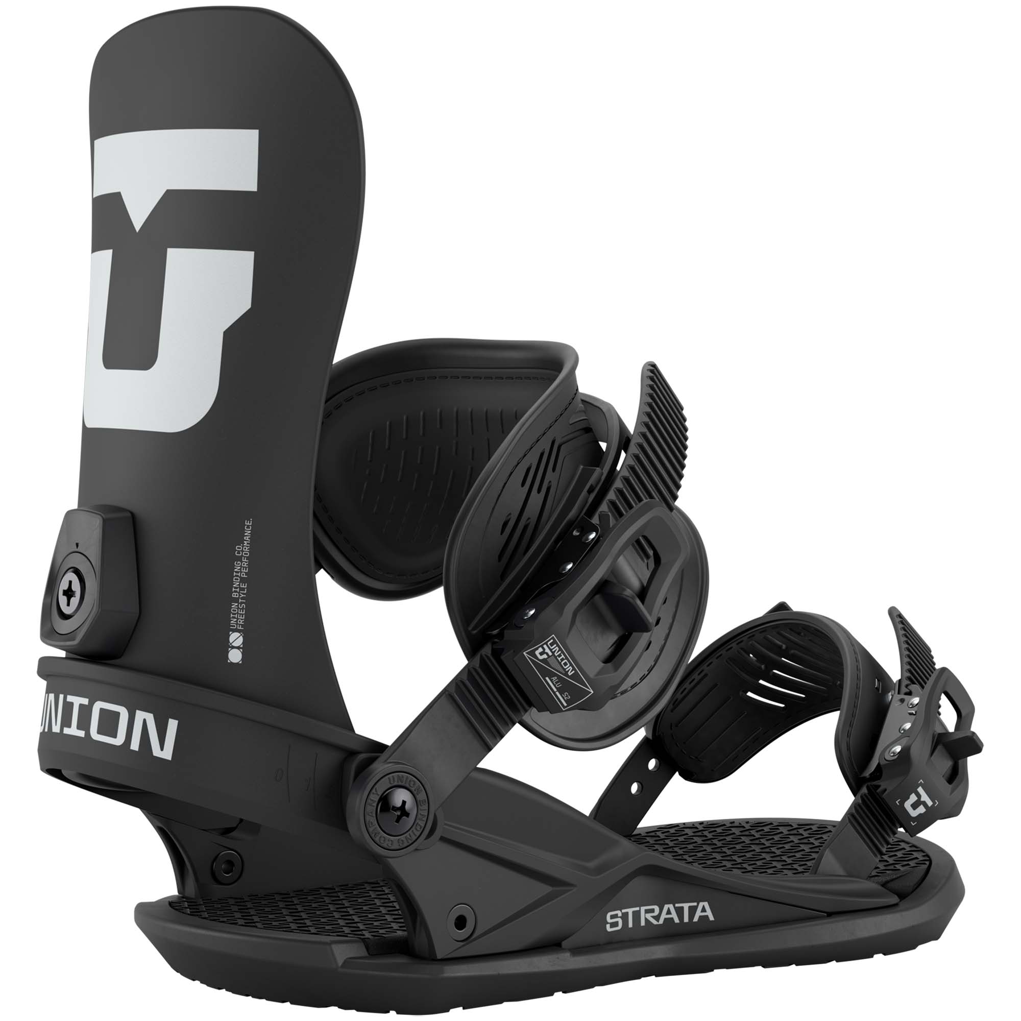 UNIONE STRATA (S / BLACK) 正規品 Union Strata Black Snowboard Bindings 2025 | Zumiez