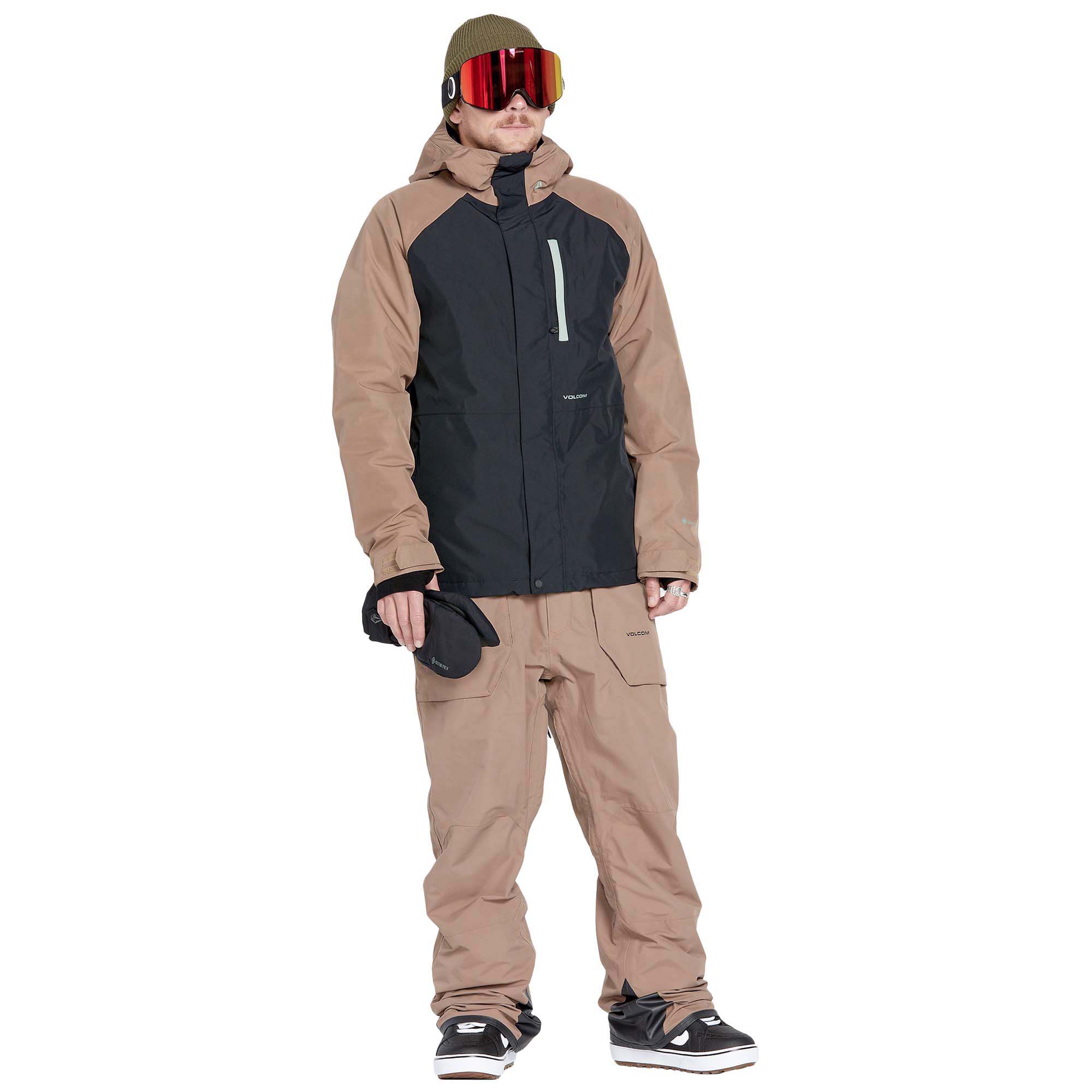 スノーボード VOLCOM Mens Dua Gore-Tex Chestnut Brow Volcom Dua GORE-TEX Pants - chestnut brown | Tactics