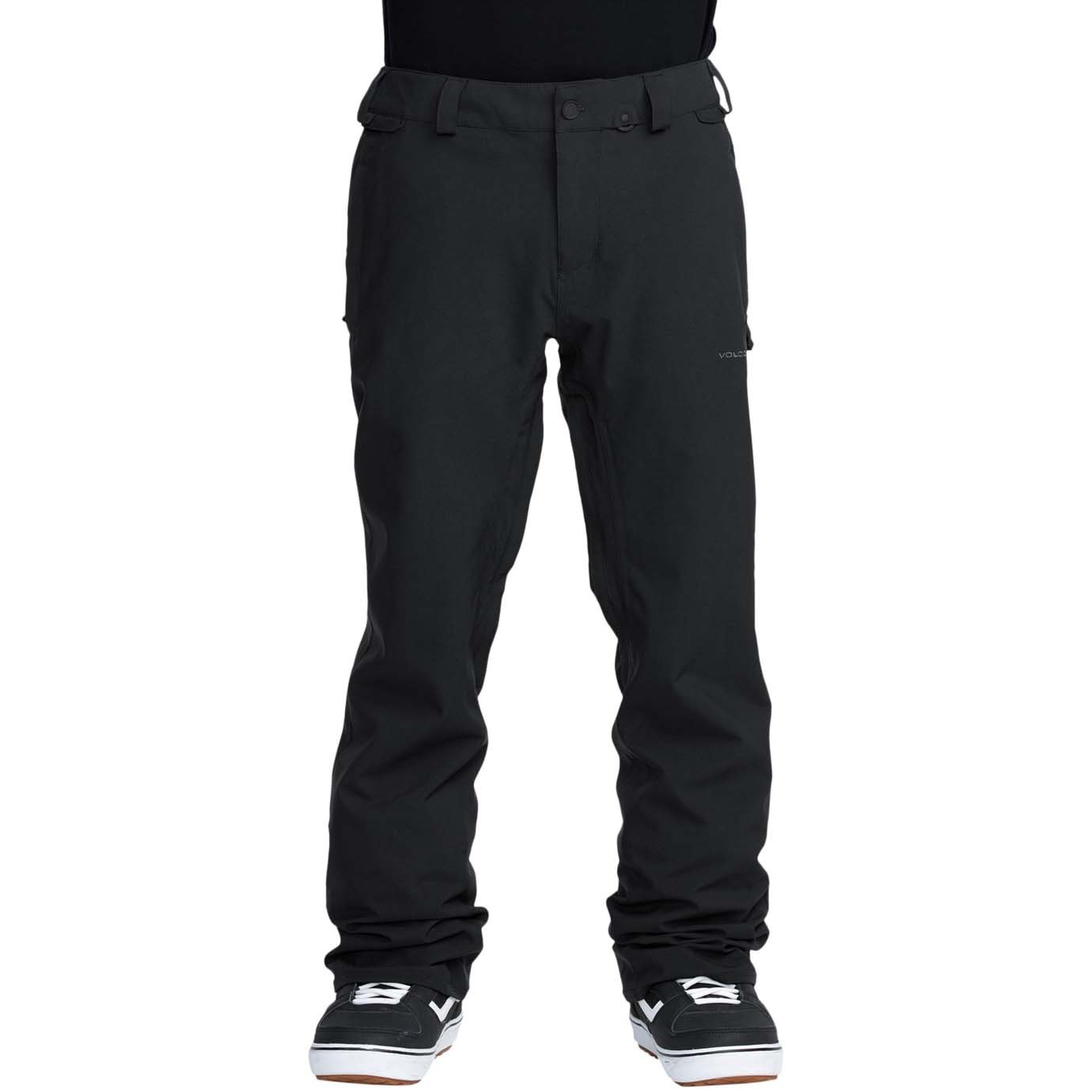 スノーボード VOLCOM FREAKIN  CHINO PANTS BLACK L Volcom Freakin Snow Chino Bottoms | Absolute-Snow