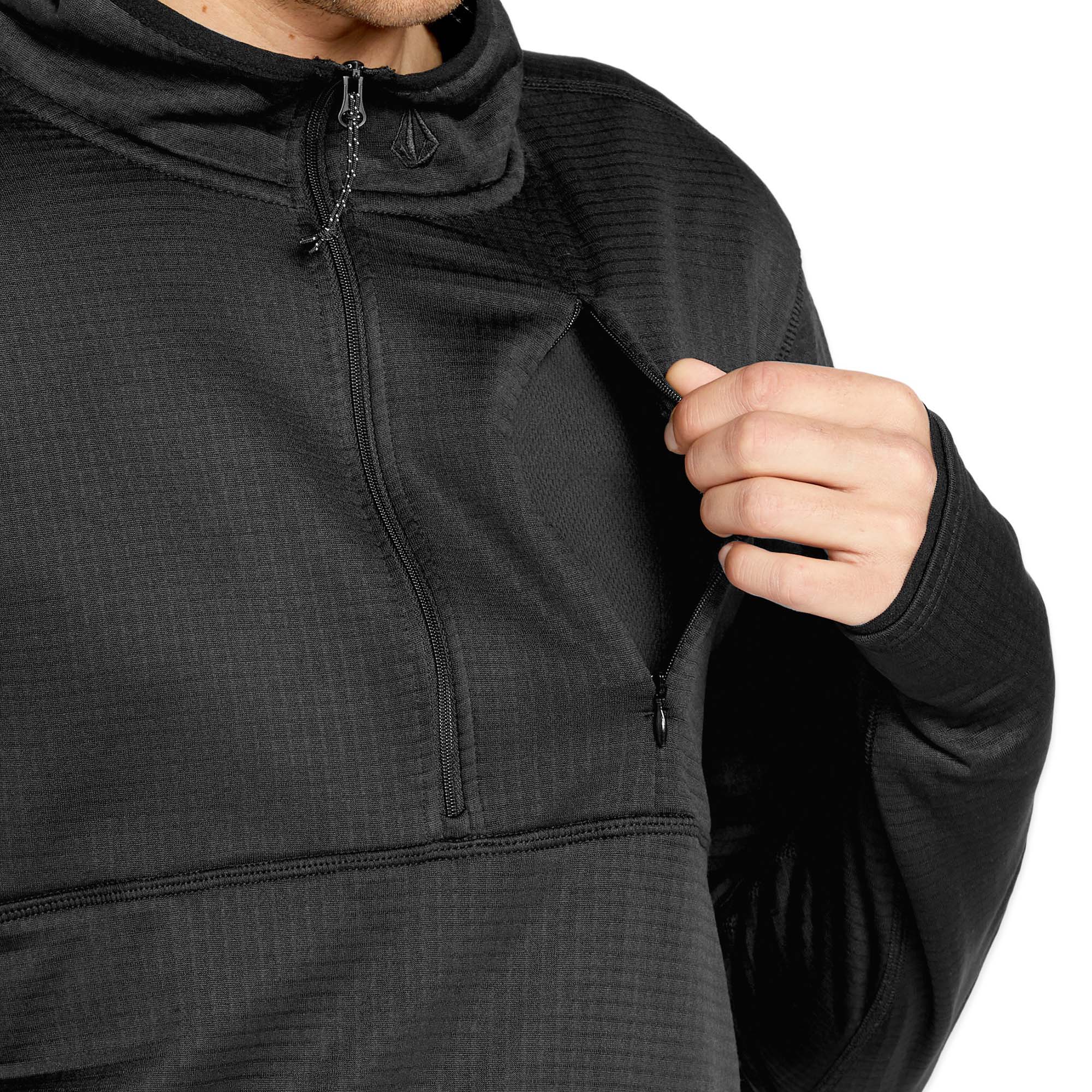 Volcom Gridlock Mock Neck Snowboard Fleece Pullover