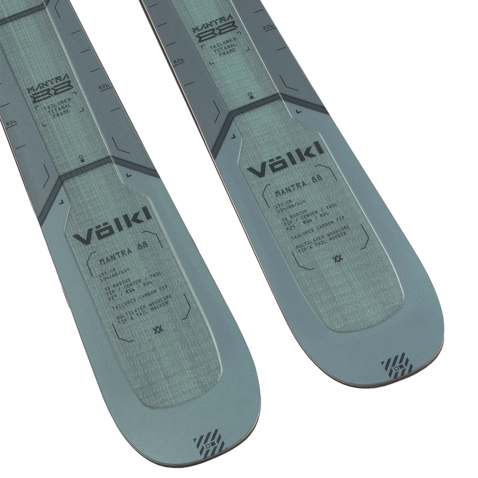 Völkl Volkl Kenja 88 Skis w/ Marker Squire 11 TCX Demo Binding 2020