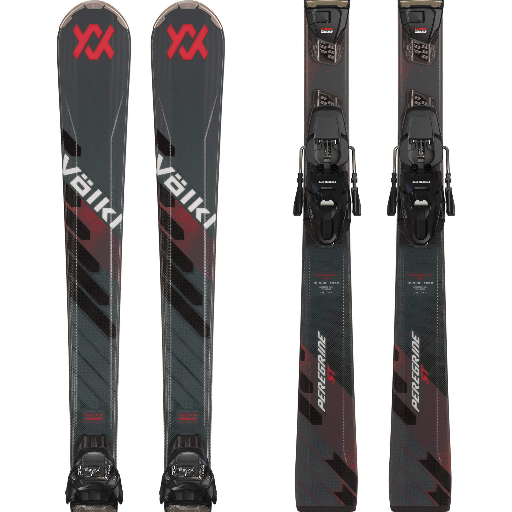 Volkl Peregrine ST + Vmotion 10 Skis 2025 | Absolute-Snow