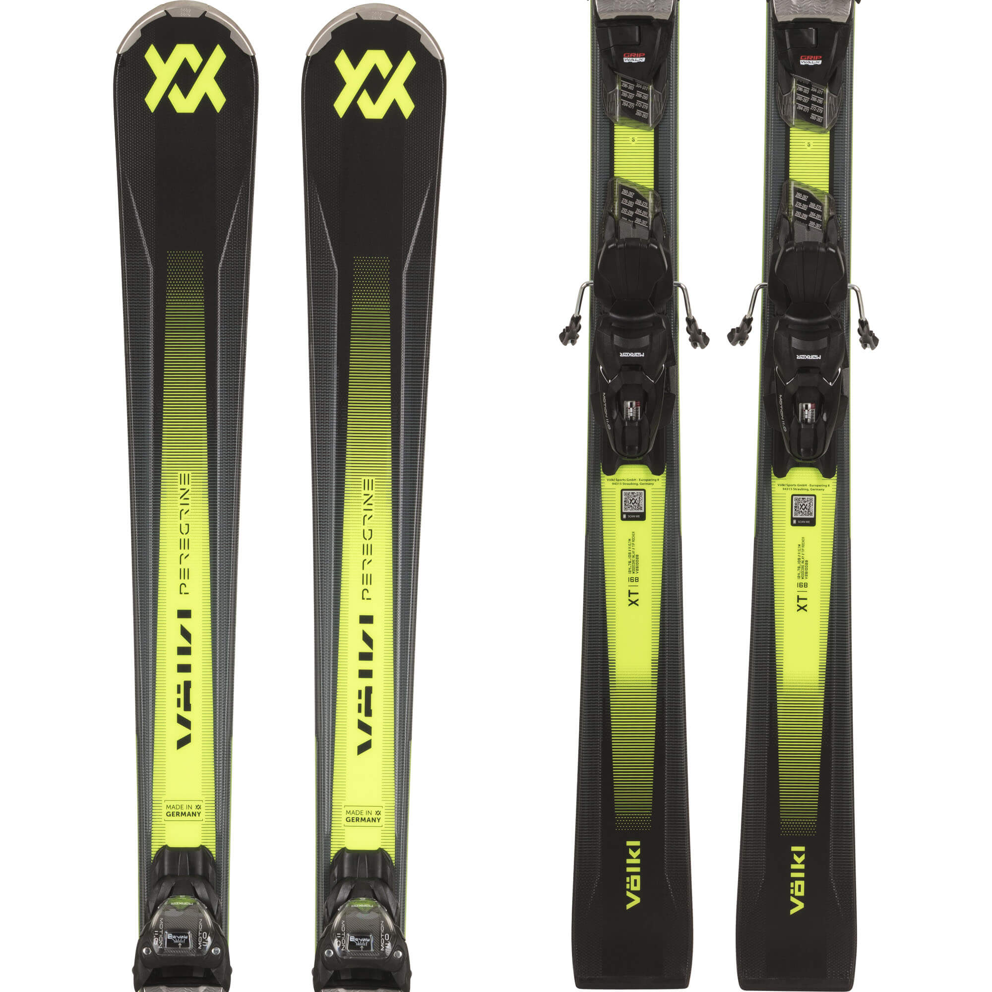 Volkl Peregrine XT Skis + Vmotion 11 GW Bindings