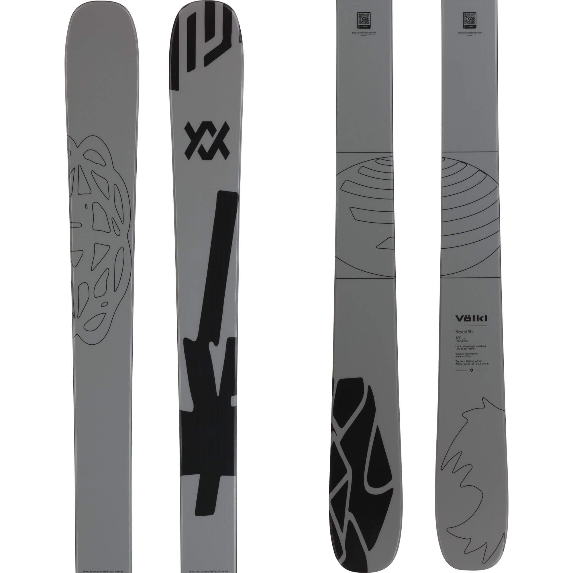 Volkl Revolt 90 Skis