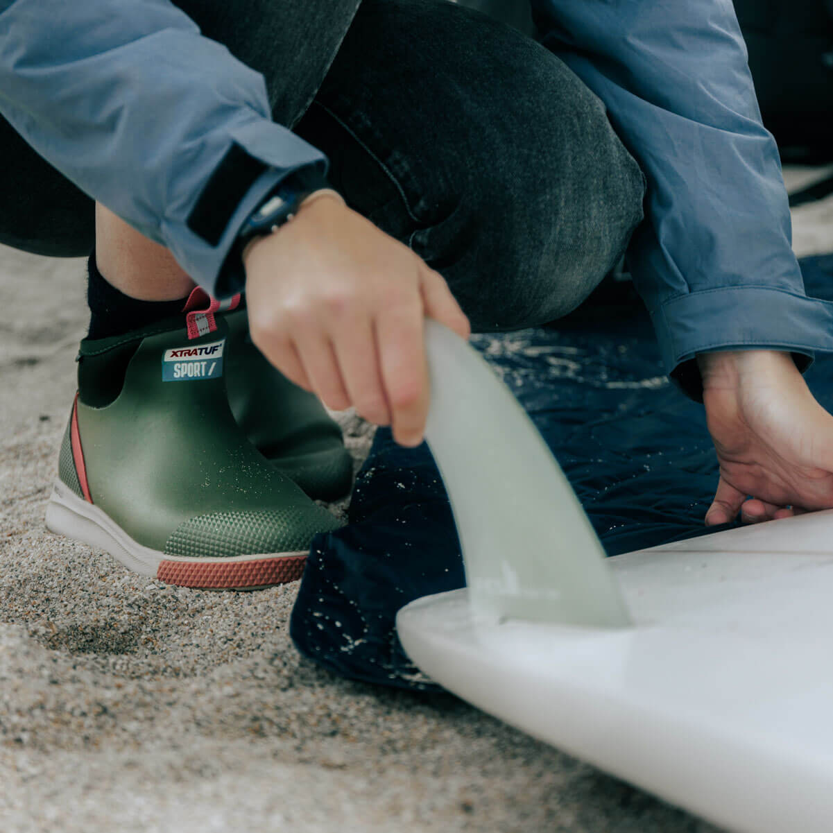 XTRATUF Women's Ankle Deck Boot Sport