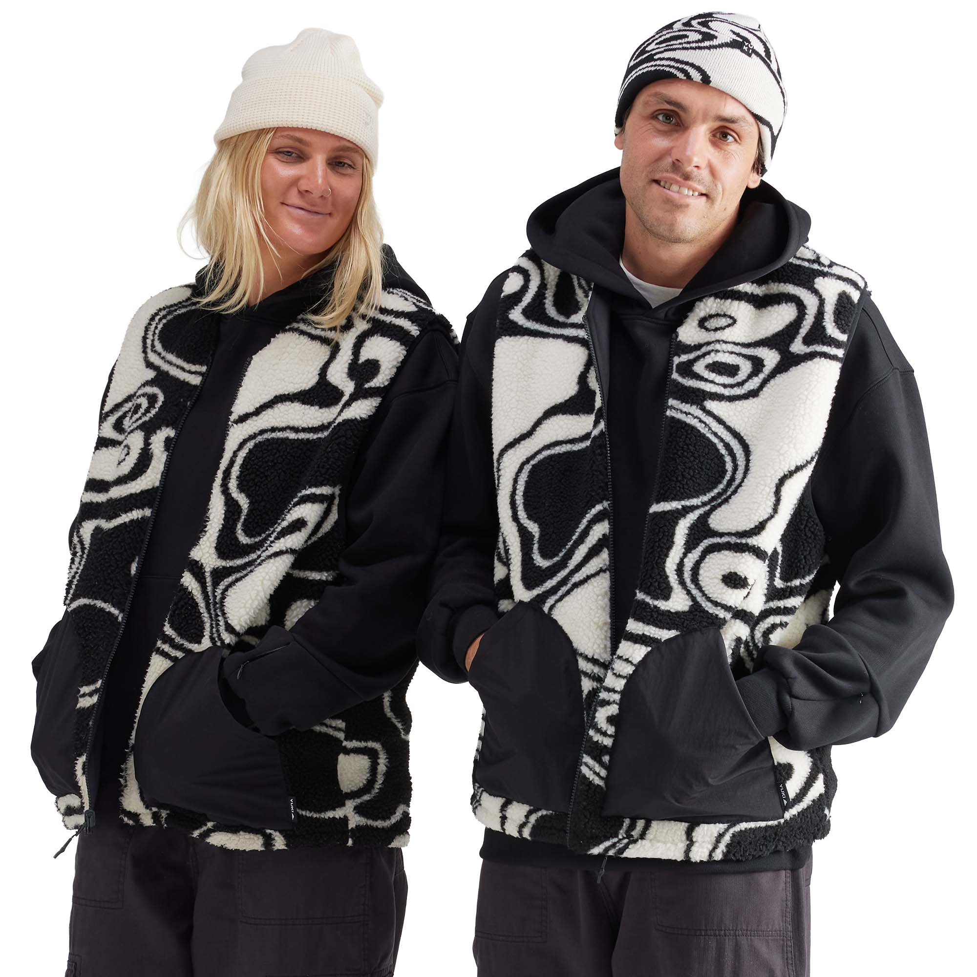 Yuki Threads Cori Reversible Vest Unisex Fleece