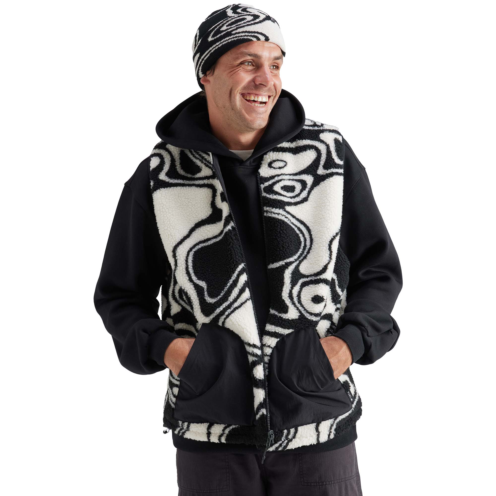 Yuki Threads Cori Reversible Vest Unisex Fleece