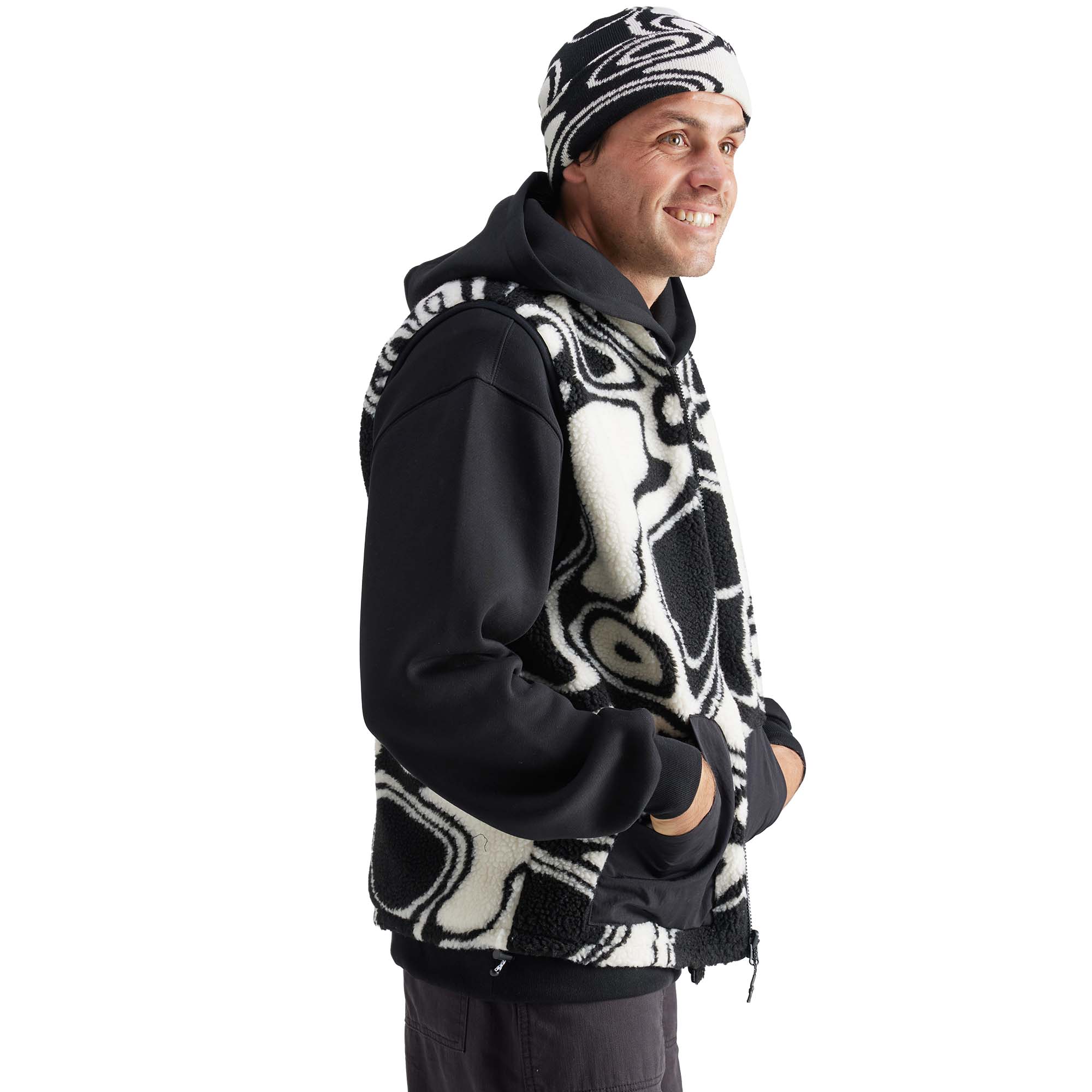 Yuki Threads Cori Reversible Vest Unisex Fleece