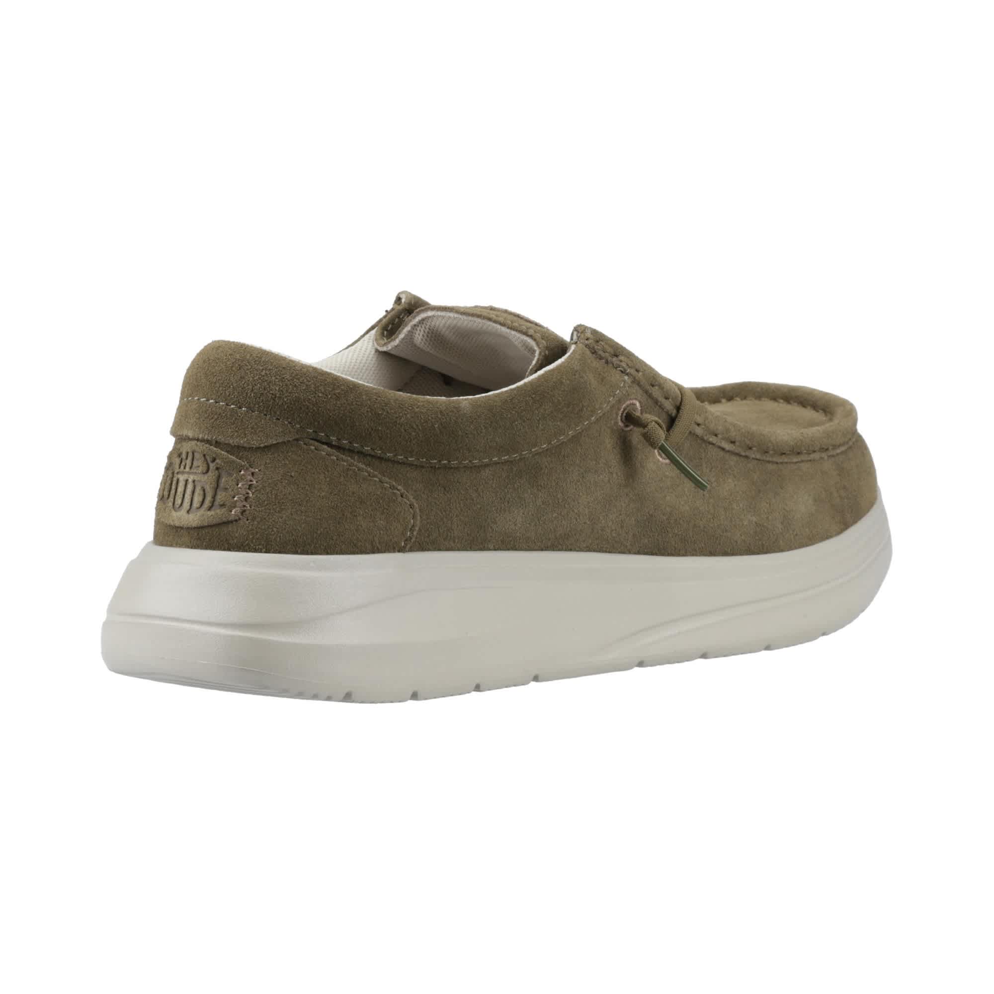 HEYDUDE Wally COMF Suede Slip on Shoe