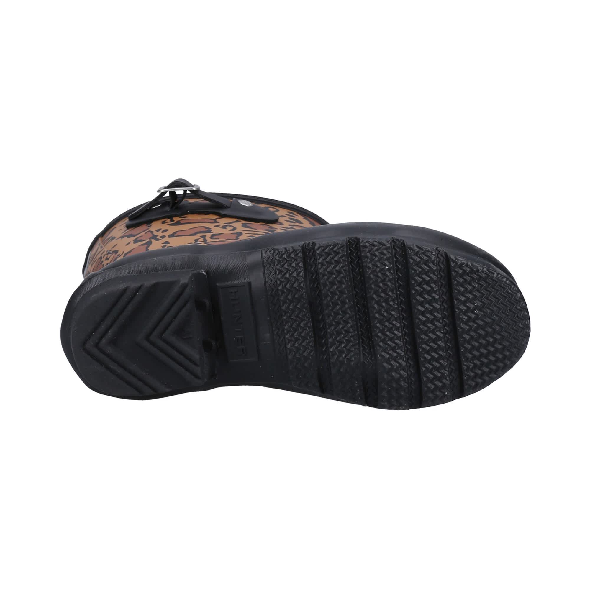 Hunter Original Short Leopard Print Women's Wellington Boots