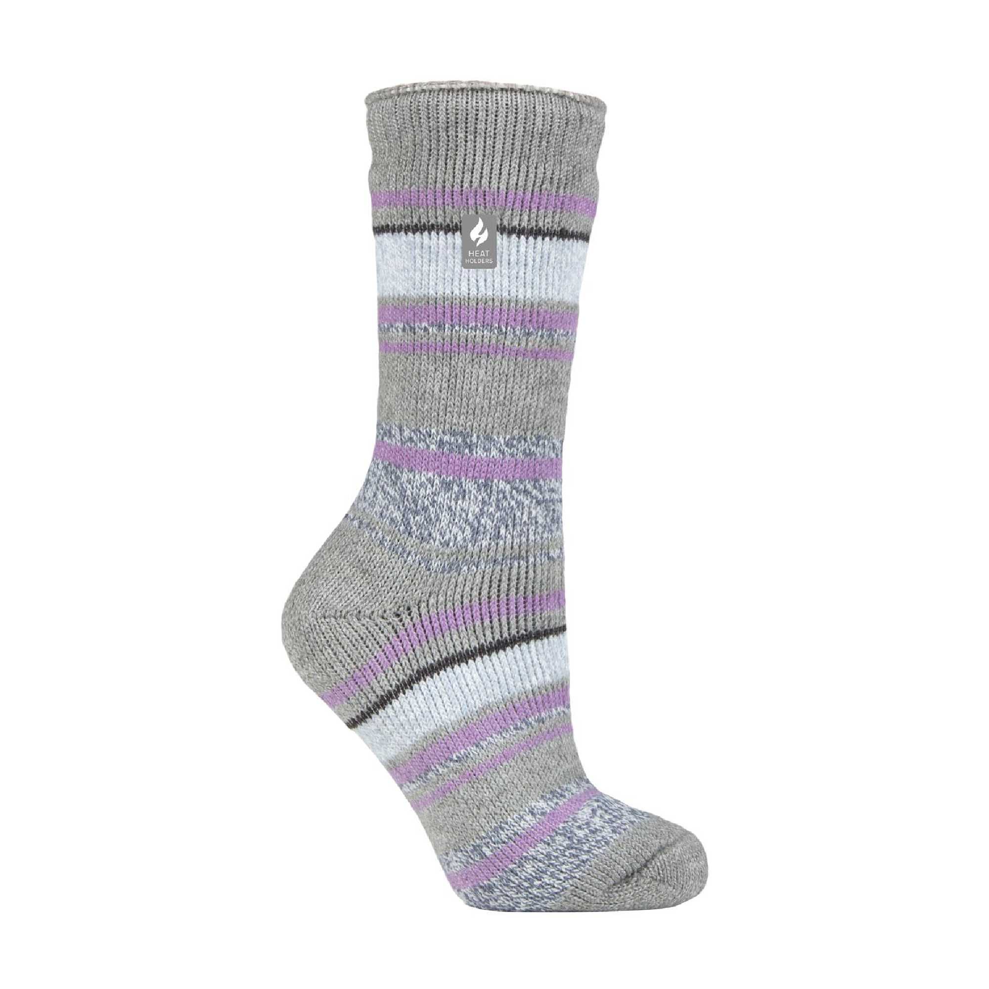 Ladies Twist Patterned Thick Winter Warm Thermal Socks