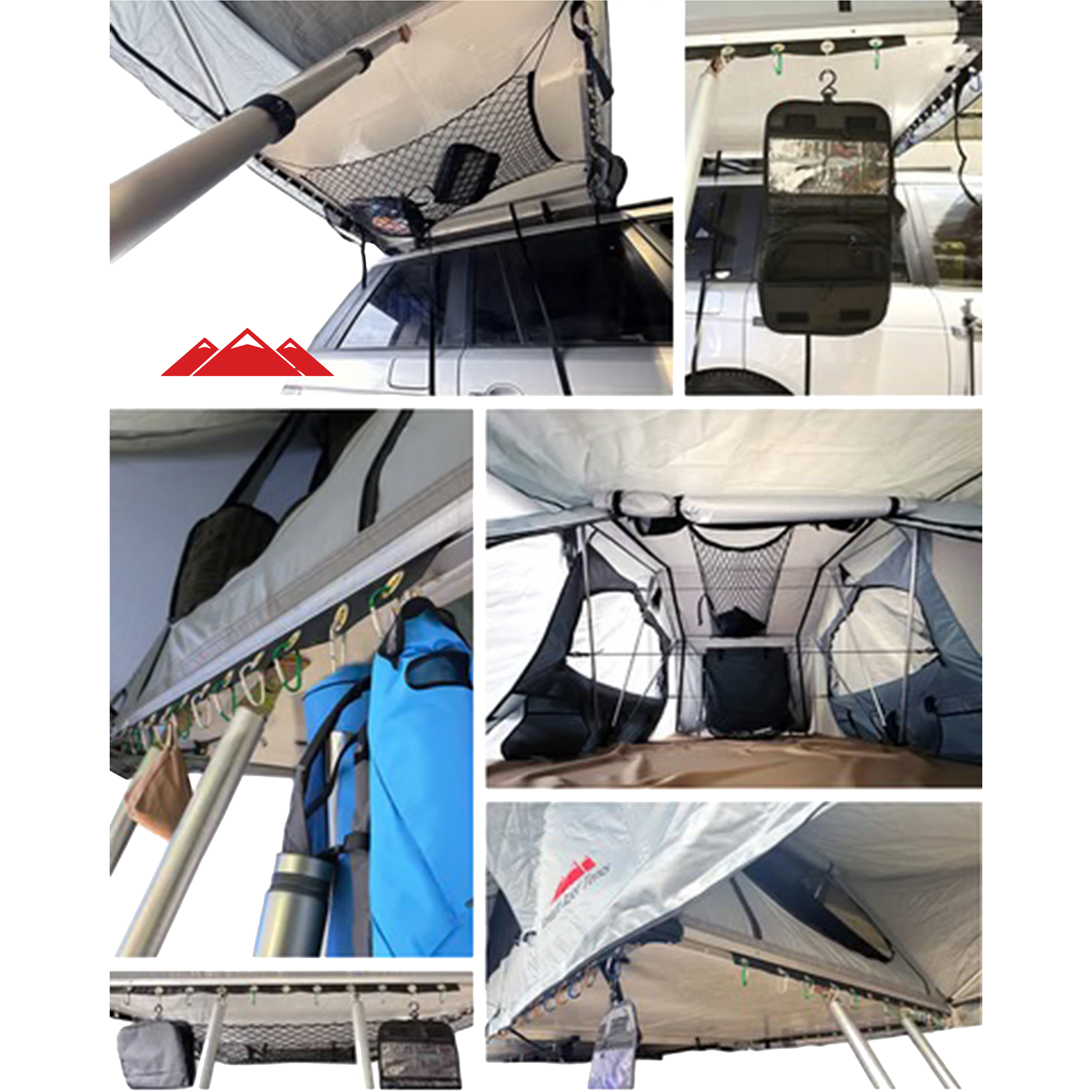 Thermal Insulation Liner + Full Camping Storage Bundle + Anti Condensation Mattress + Led Lighting