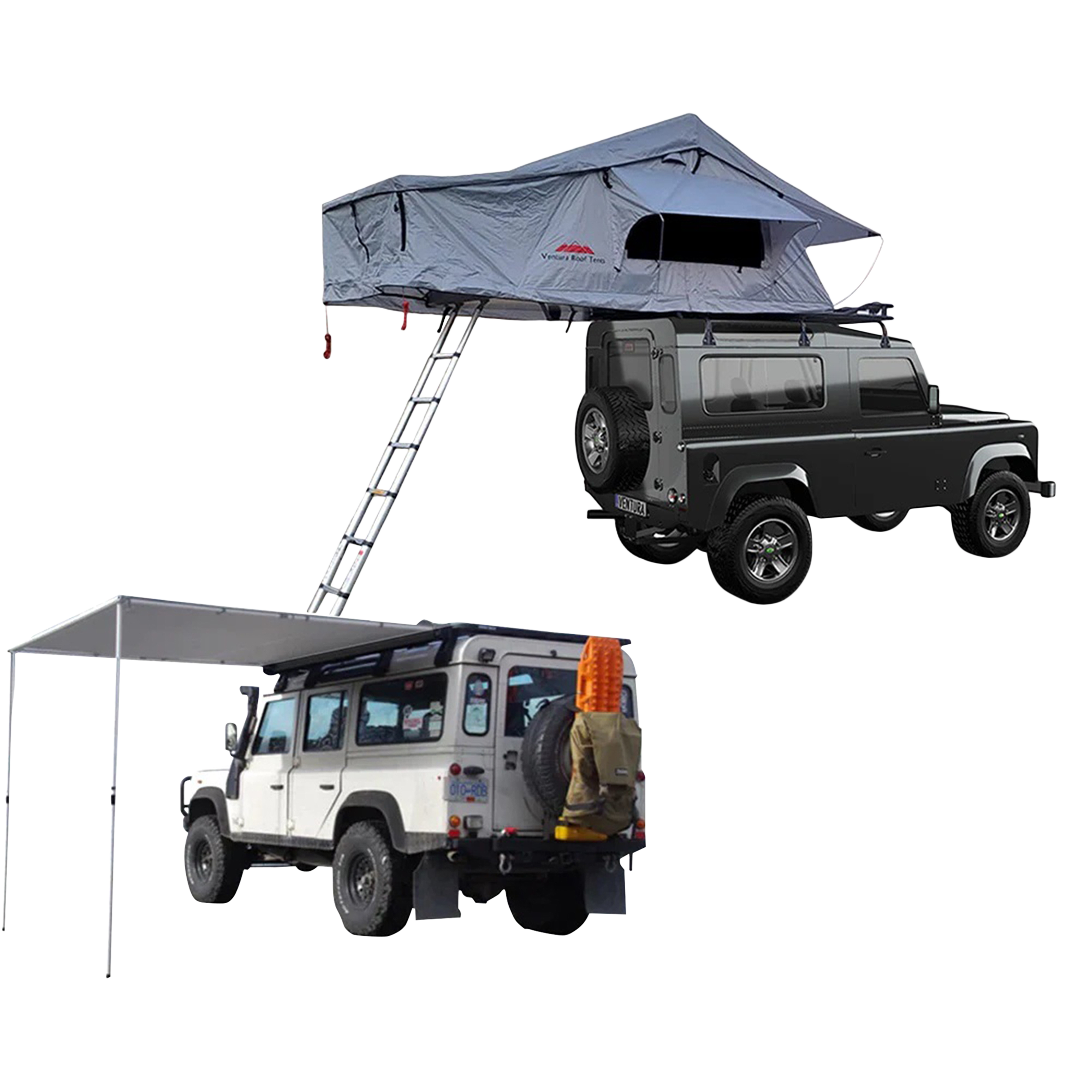 Extended Ventura Deluxe 1.4 Roof Top Tent + Side Awning