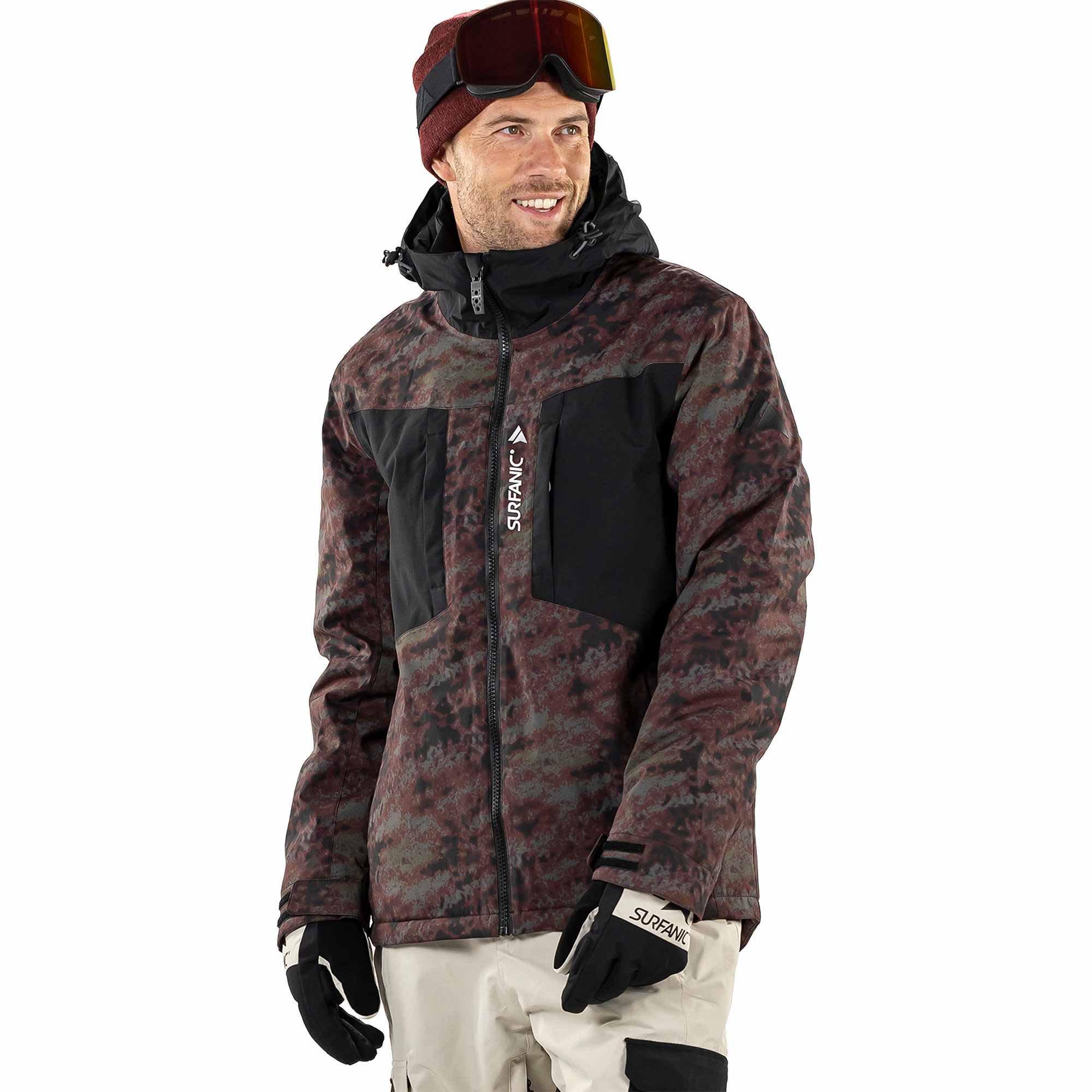 Surfanic Militia 2.0 Spectrum Mens Ski and Snowboard Jacket
